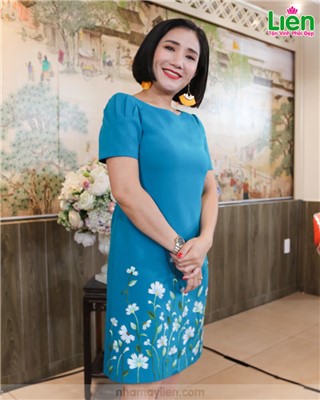 Đầm thêu tay 1010134