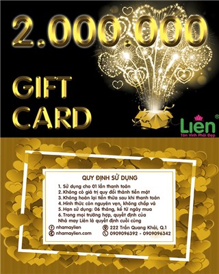 Phiếu quà tặng 2.000.000