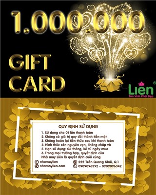 Phiếu quà tặng 1.000.000